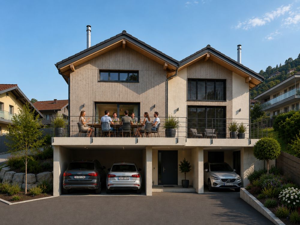 Prächtige 3 1/2 Duplex-Wohnungen mit 114m2 each in PPE in Baar/Nendaz -  Bild 6