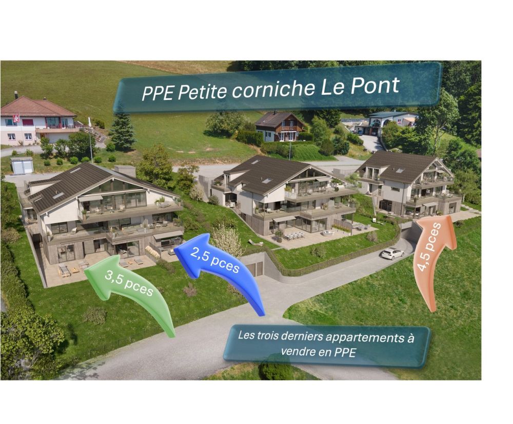 Promotion: La Petite Corniche le Pont appartement lot A 1 de 4,5 p -  Bild 1
