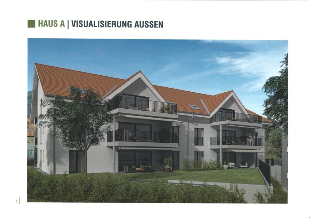 Letzte 4.5-Zimmer-Neubauwohnung im 1. OG in Oberbipp – Ihr neues Zuhause ab 2026! -  Bild 1