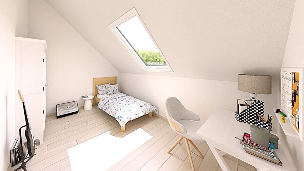 TRES BEL ATTIQUE DE  5.5 PIECES DANS UNE PPE DE TROIS APPARTEMENTS - VALEYRES SOUS MONTAGNY (VD) - - Bild 7