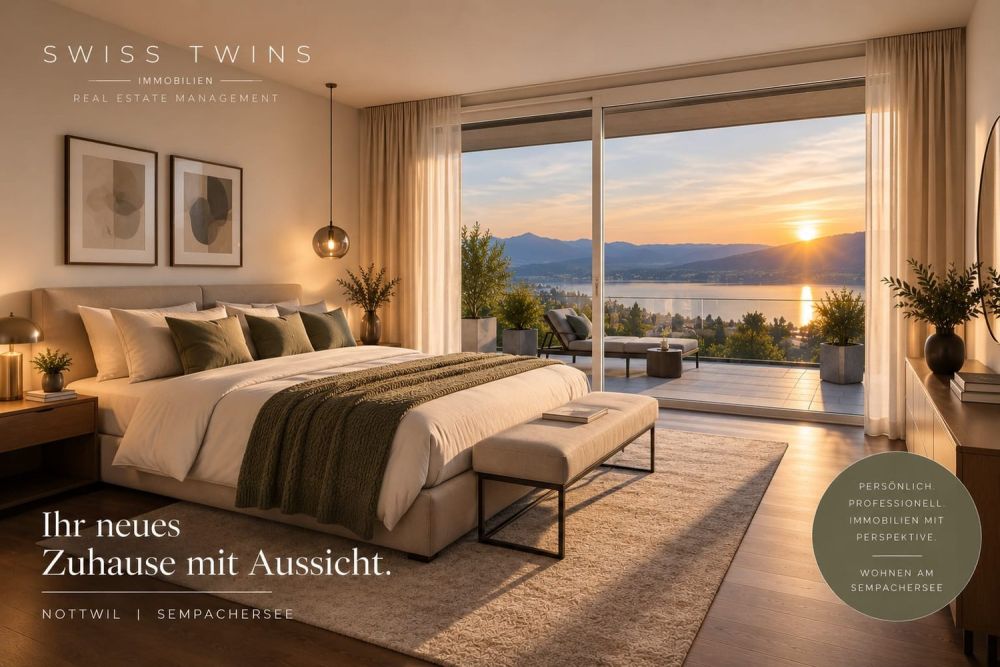 Nottwil - Grosszügige 5-Zimmer-Eigentumswohnung mit Seeblick -  Bild 4