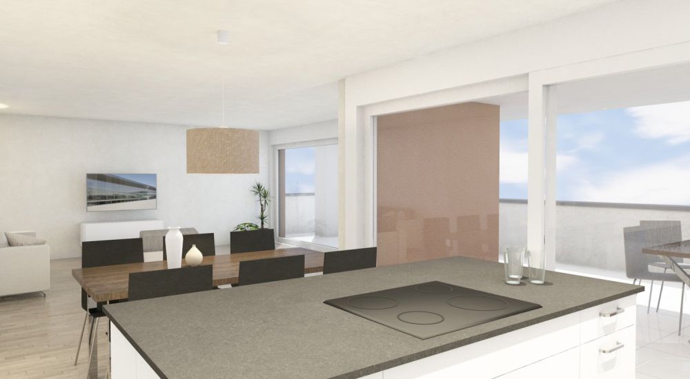 Neubau 4½ Erdgeschosswohnungen mit grosszügigen Landanteilen im Guldifeld 3182 Ueberstorf -  Bild 6