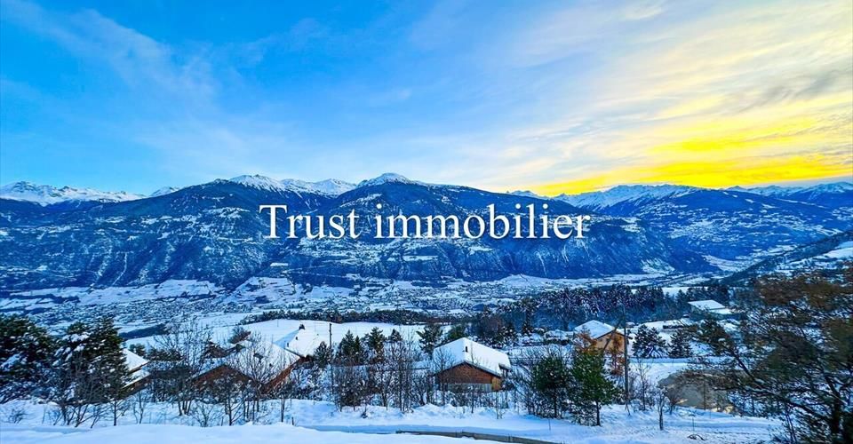 6000.Vue panoramique - Projet Chalet à vendre à Sergnou -Crans-Montana - Chalet 9.5 pièces - image - 2