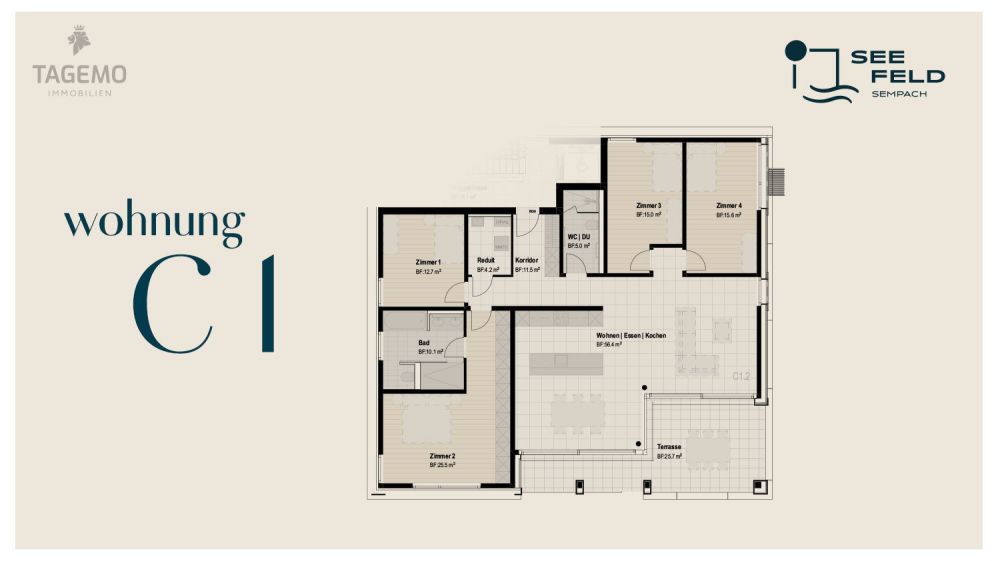 Premium 5.5-Zimmer-Whg mit Seesicht -  Bild 6