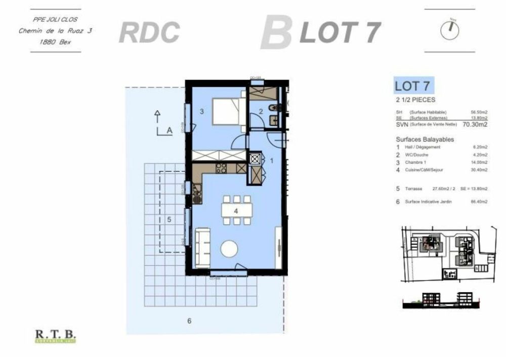 Appartement 2.5 pièces à Bex - Bild 8