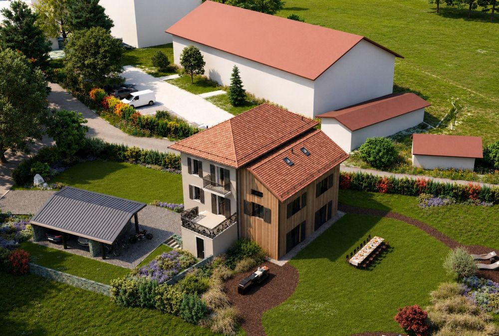 Attique de caractère avec jardin privatif & éligibilité CASATAX à Cartigny -  Bild 3