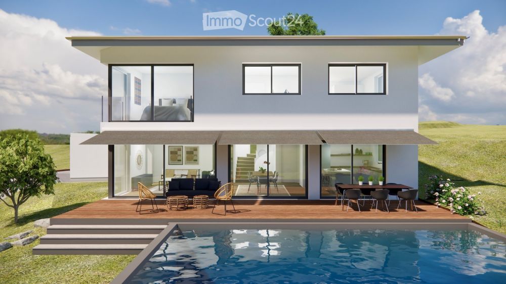 Neu - Moderne 5,5-Zimmer-Villa zu bauen – Seeblick & Baugenehmigung erteilt -  Bild 2