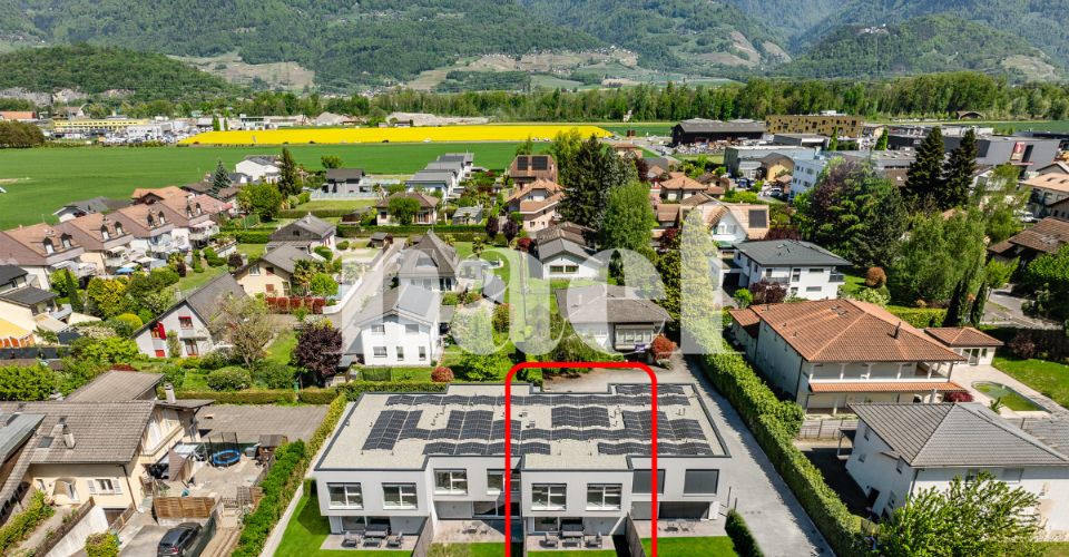 Dernière opportunité ! Villa contiguë neuve de 6.5 pièces à vendre à Collombey-Muraz - Maison jumelée 6.5 pièces - image - 2