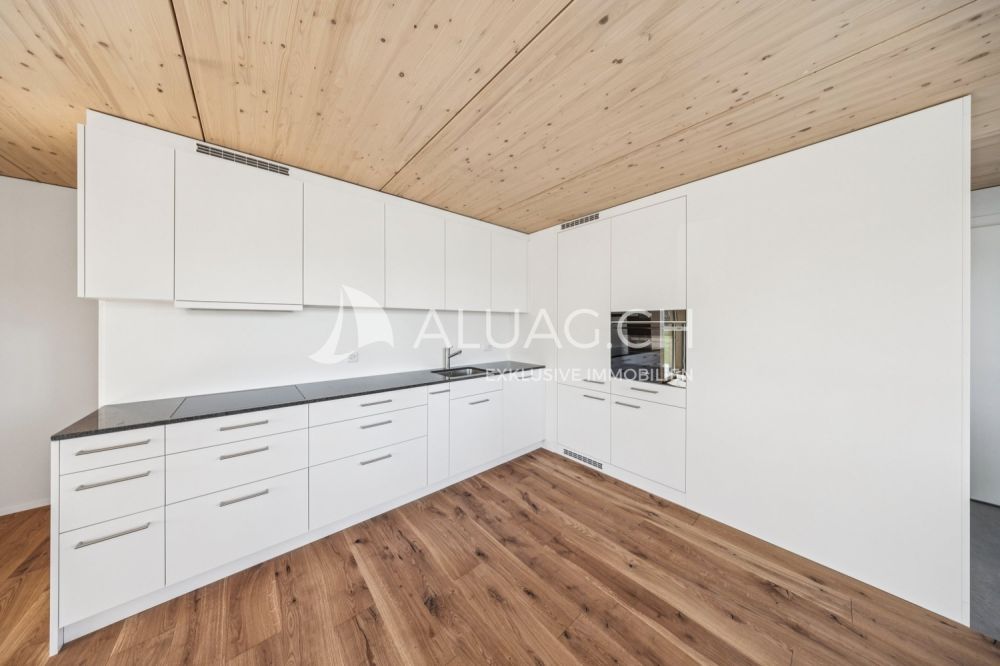 NEUBAU - 3.5 ZIMMER DUPLEX WOHNUNG - Offene Küche in Weiss  modern und durchdacht