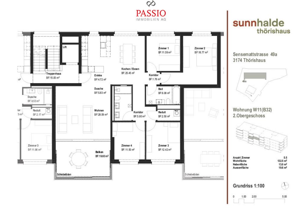 Hochwertige 5.5-Zimmer Neubau-Wohnung mit gehobenem Ausbaustandard -  Bild 3