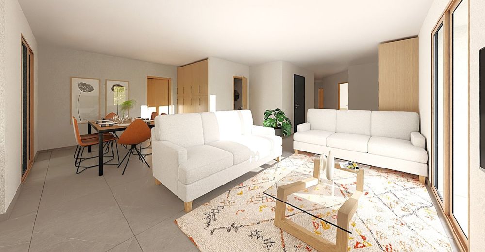 TRES AGREABLE 4.5 PIECES DANS UNE PETITE PPE DE TROIS APPARTEMENTS - VALEYRES SOUS MONTAGNY (VD) - - Bild 3