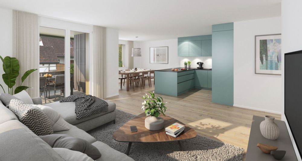 Neubauprojekt LANDLIEBI - 3.5-Zimmer-Wohnung im Obergeschoss -  Bild 2