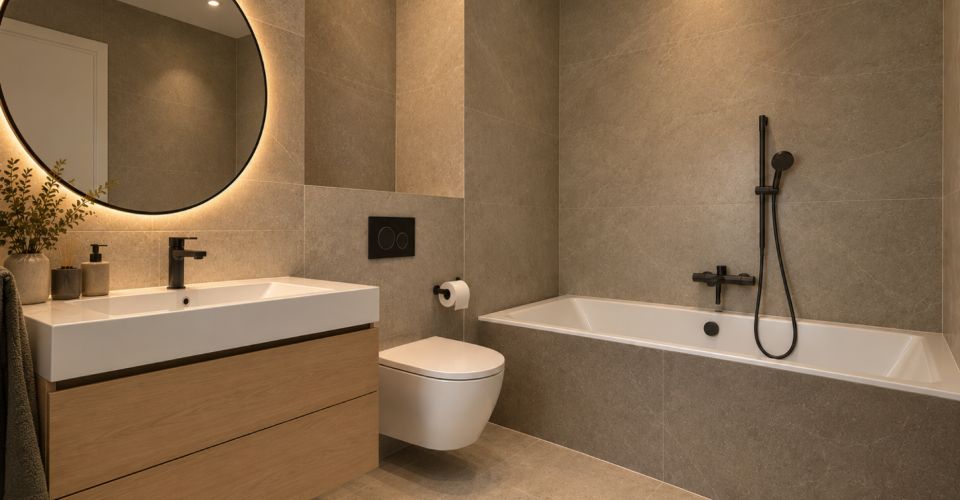 Appartement neuf avec choix des finitions au gré du preneur de 4.5 pièces avec vue imprenable sur le lac et les Alpes à Hauterive - Appartement 4.5 pièces - image - 6