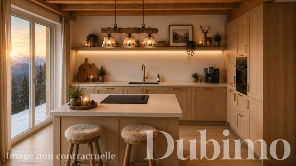 Chalet Plan Bochy, Mayens de Saxon - La cuisine