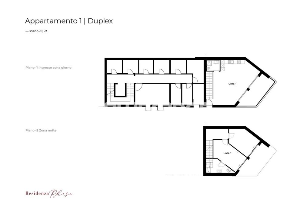 Canobbio, Duplex 3.5 locali con giardino privato - Planimetria