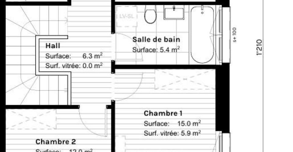 Villa 5,5 pièces à Conthey - Maison jumelée 5.5 pièces - image - 5