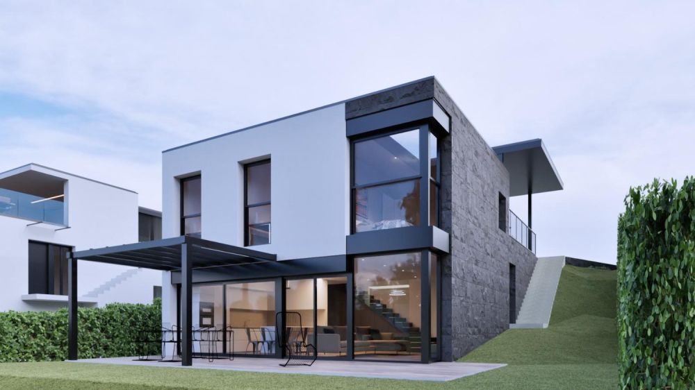 Villa moderna di prossima costruzione a Villa Luganese -  Bild 1