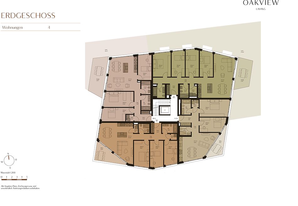 Ruhige und moderne Gartenwohnung mit romantischem Aussenraum und Waldsicht - W6 -  Bild 4