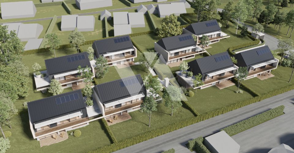 A vendre en construction - Villa mitoyenne d'exception avec jardin, terrasse et balcon - Maison contiguë 6.5 pièces - image - 5