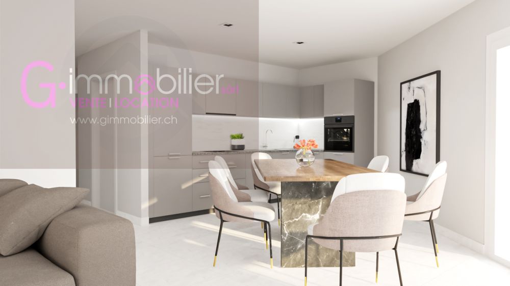 A vendre à Monthey, 3,5 pièces de 104m2 au 1 er étage -  Bild 4