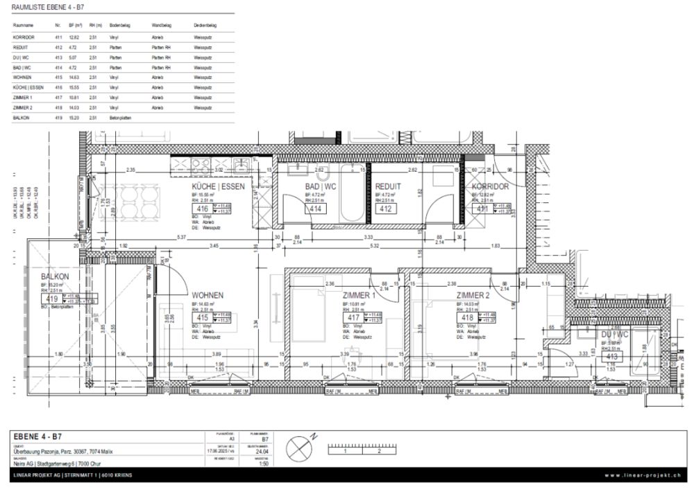 "Baustart erfolgt" - Zweitwohnung im Neubau Projekt Pazonja Malix -  Bild 5