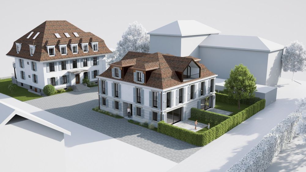 Chantier ouvert_2 Townhouses d"exception au cœur de Nyon, à deux pas du lac (Dernière disponible) -  Bild 3