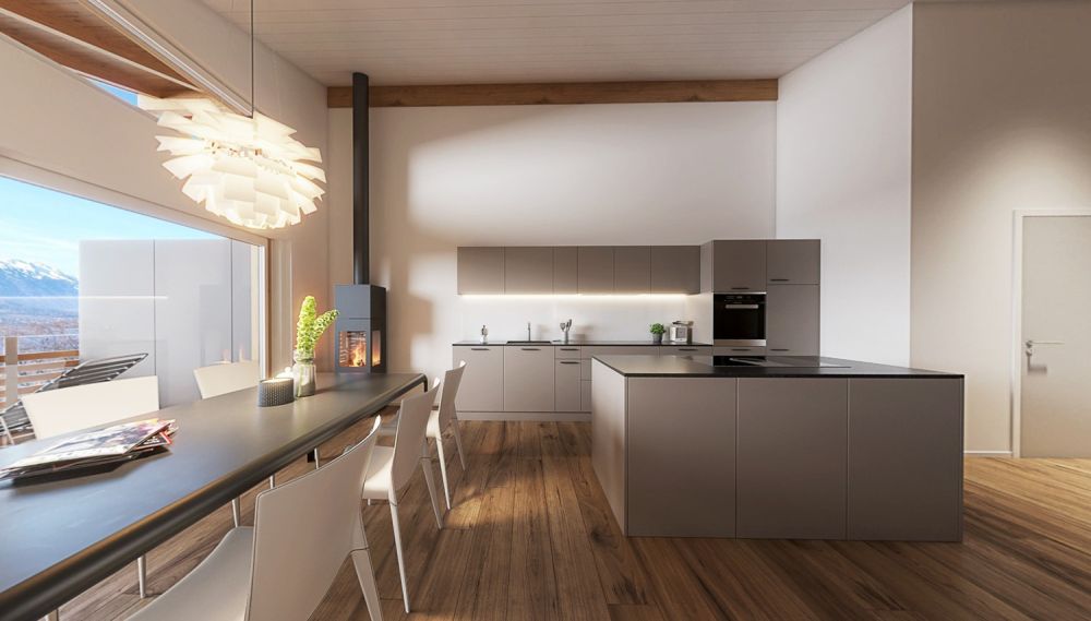 Neubauprojekt 16 Eigentumswohnungen in Gunten (Sigriswil) - Haus A - DG Ost