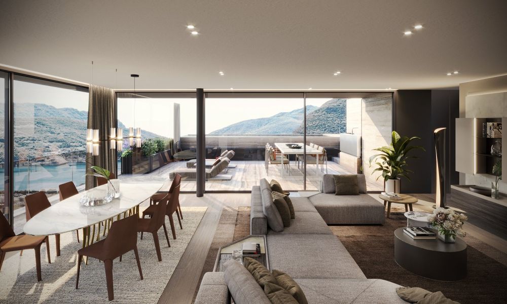 Attika-Duplex 5,5 Lokale mit Infinity-Pool – Residenz Foresta, Lugano -  Bild 5