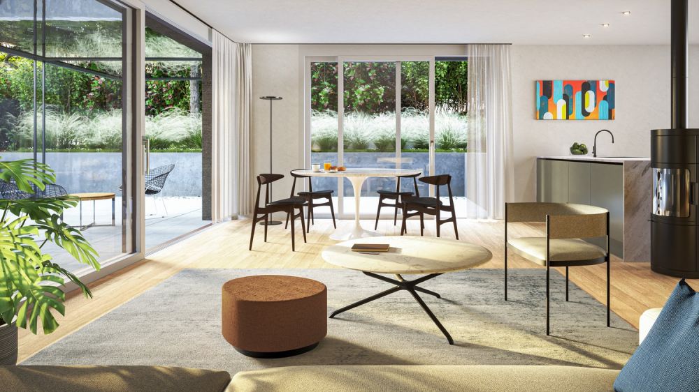Privatsphäre & Umschwung - 200m2 Aussenfläche -  Untergeschoss Gartenwohnung -  Bild 5