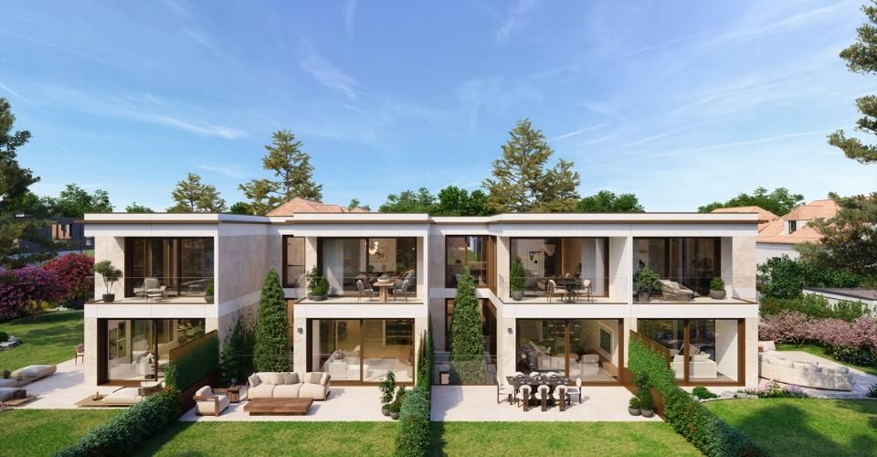 Villas neuves THPE avec jardin et prestations haut de gamme ? Pregny-Chambésy - Maison jumelée 6 pièces - image - 7
