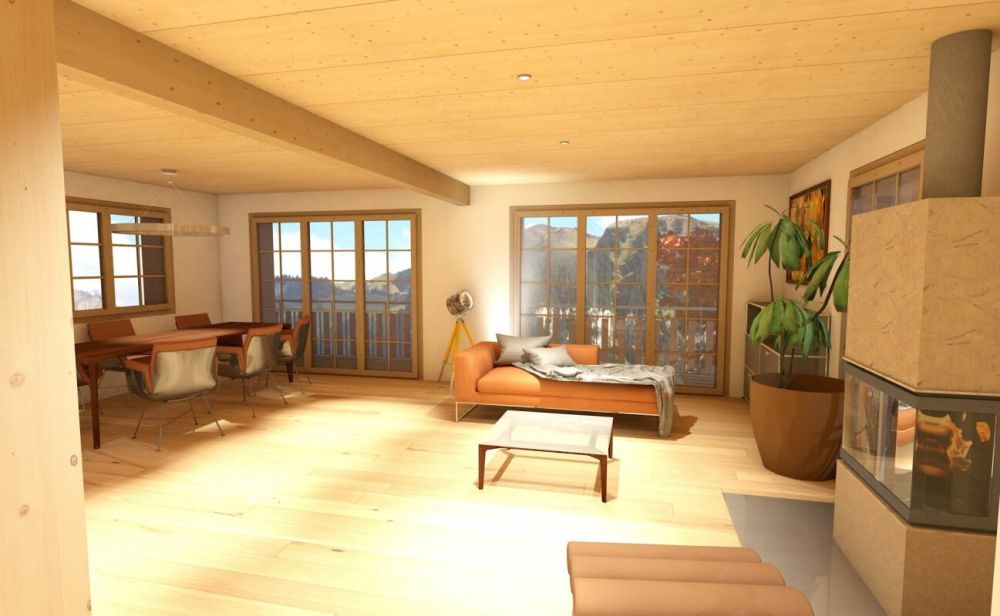 Modernes Chalet mit nachhaltiger Bauweise und Bergpanorama -  Bild 5