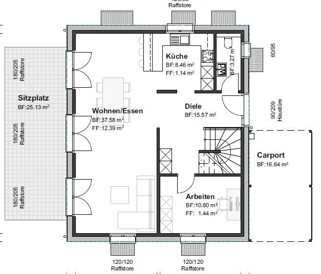 Modernes Einfamilienhaus mit 5.5 Zimmern in Messen - Bild 3