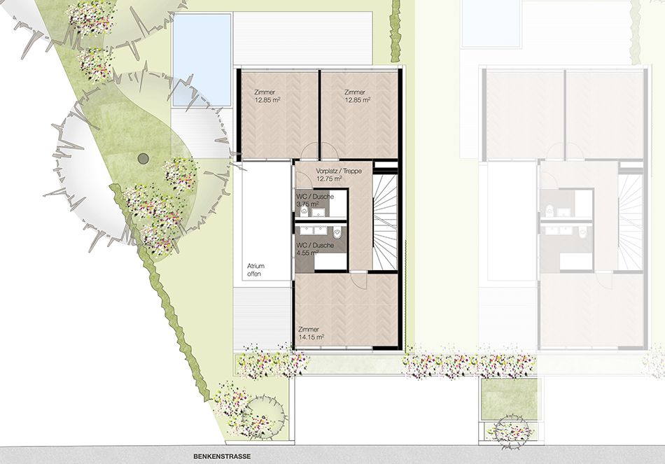 Exklusives Atrium-Einfamilienhaus an ruhiger Lage in Binningen - H1 -  Bild 7