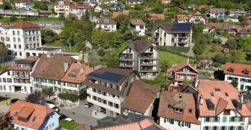 Chexbres : Magnifique appartement avec grande terrasse de 53m2 et vue partielle sur le Lac - Appartement 4.5 pièces - image - 6