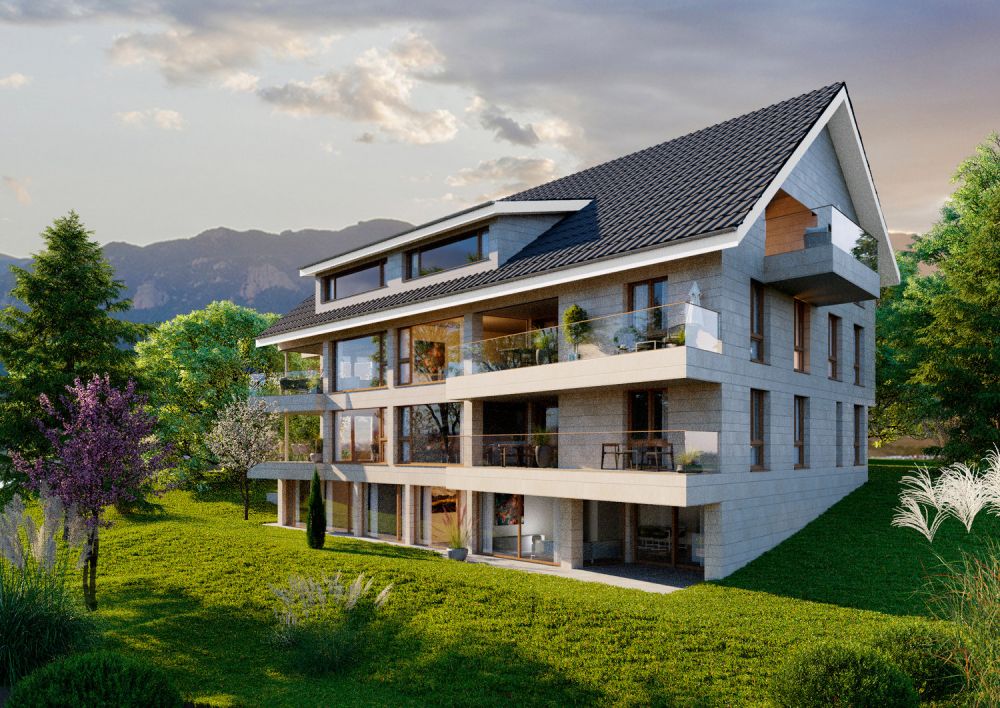 Unverbaubare Seesicht am Bielersee – Exklusive Neubauwohnungen in Lüscherz -  Bild 1