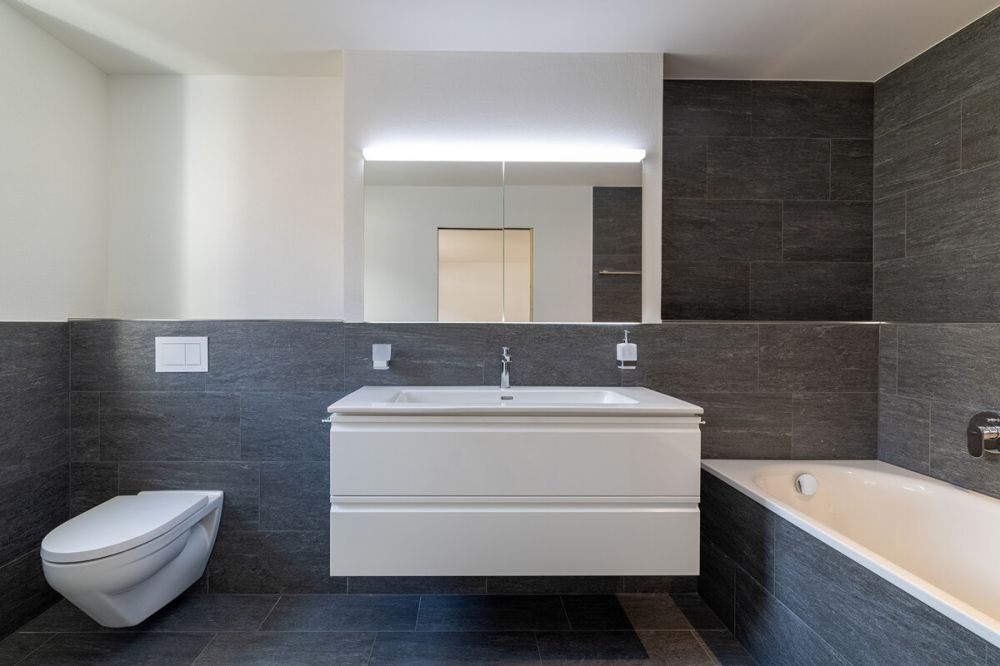 Lunden im Prättigau: Wohnung im Erstbezug mit Ruhe und Privatsphäre - DS831_2.2_Lunden_Bad