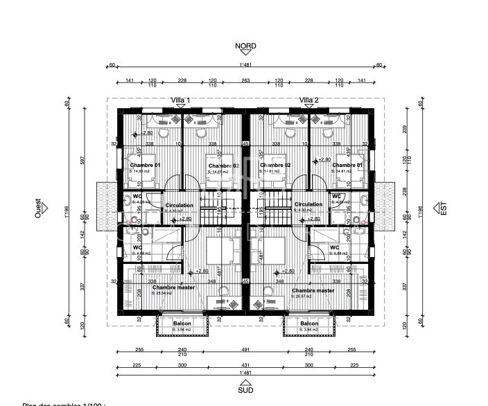 Le Sentier | Villa A - sur plan -  Bild 4