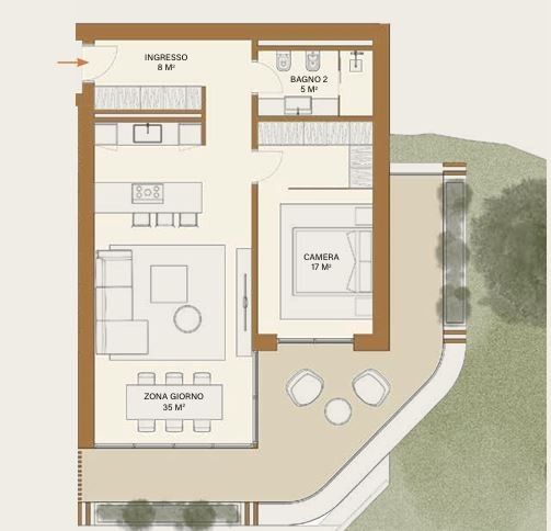 Ampio 2.5 locali in Nuova Residenza a Pregassona -  Bild 7