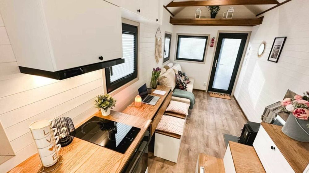 Modernes Tiny House in Brigerbad - ruhig, sonnig, Bergsicht -  Bild 3