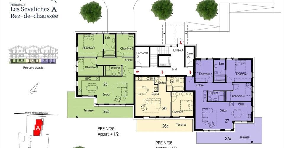 Nouvelle résidence "Les Sevaliches" - Evolène - Appartement 4.5 pièces - image - 6
