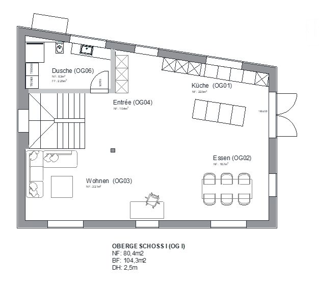 Neubau 7.5-Zimmer-Einfamilienhaus oder 2.5 und 4.5 Zweifamilienhaus in ruhiger Lage von Siblingen -  Bild 12