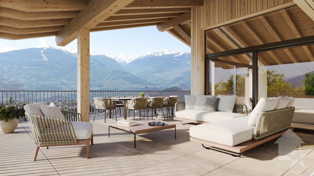 Superbe attique 3.5p neuf, vue splendide,calme, ensoleillement optimal -  Bild 8
