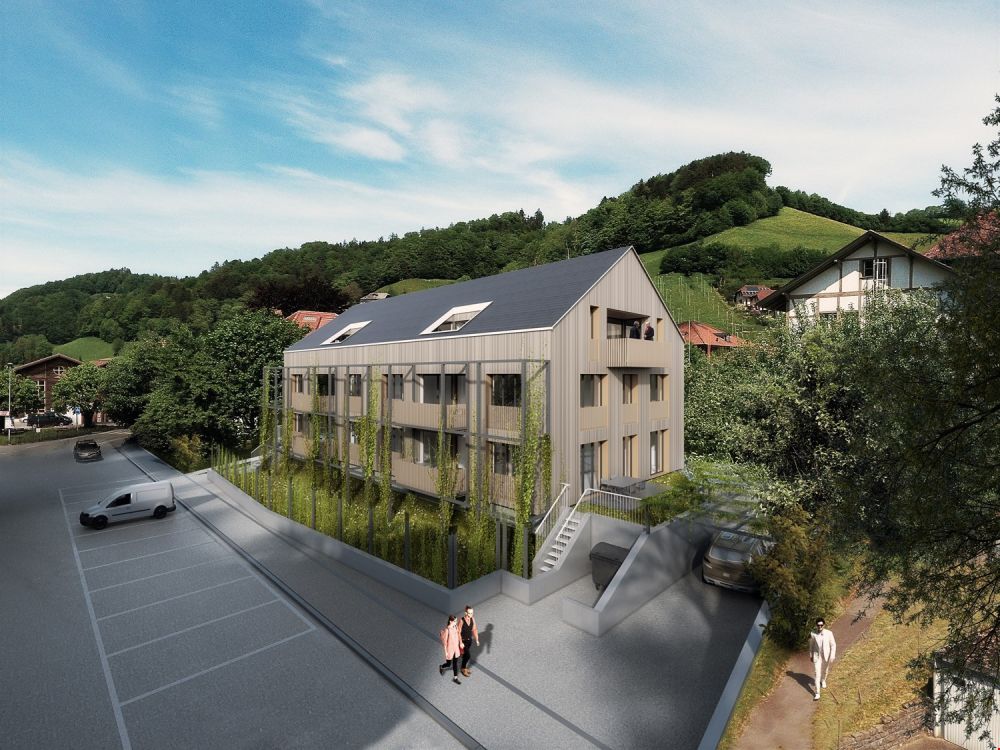 Gemütlicher Sitzplatz, grosse Wohnung! Bezug im Dezember 2026 möglich! Sie wählen den Innenausbau! -  Bild 6
