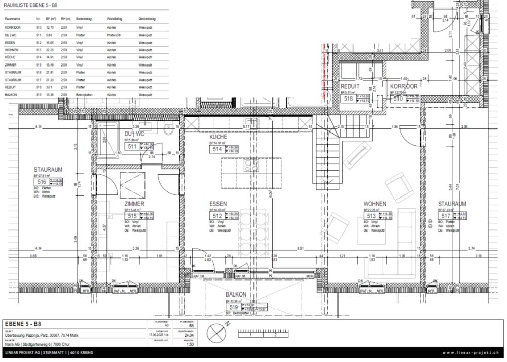"Baustart erfolgt" - Zweitwohnung im Neubau Projekt Pazonja Malix -  Bild 5