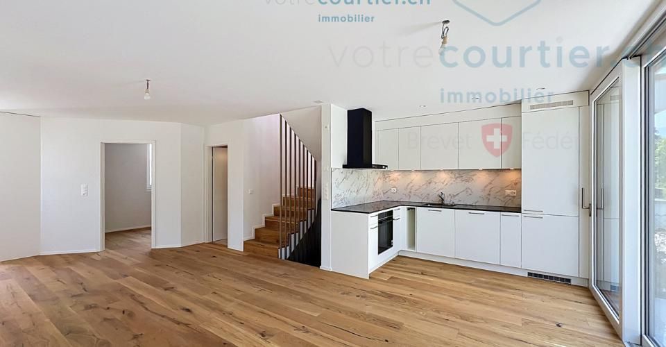 Villa contemporaine neuve en pignon avec jardin - disponible de suite - Maison 5.5 pièces - image - 4