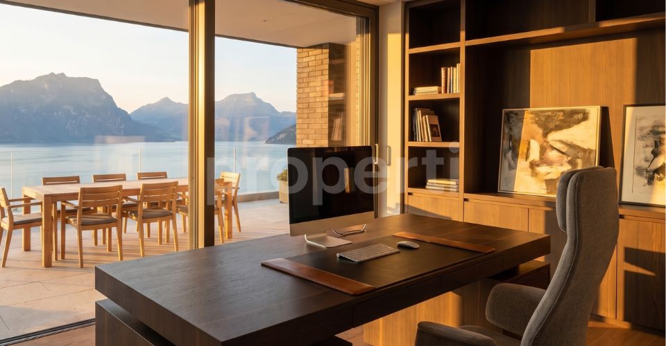Vespera Terrasse I · 5.5 Zimmer, Seesicht, Infinitypool · Neubau in Weggis - Appartement terrasse 5.5 pièces - image - 7