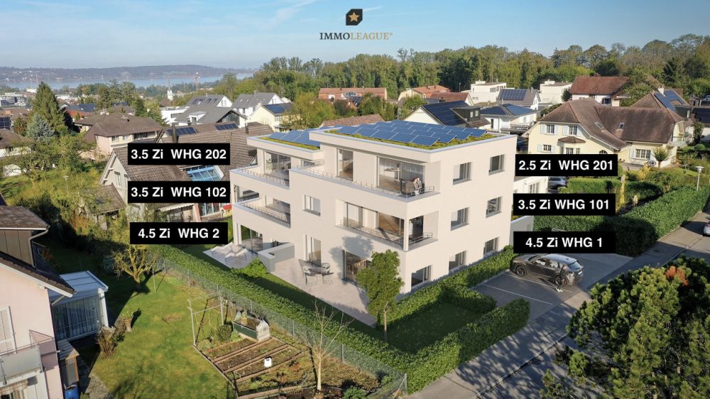 Ihr neuer Rückzugsort. Klar, ruhig, stimmig. - 6 tolle Wohnungen, teilweise mit Seesicht.