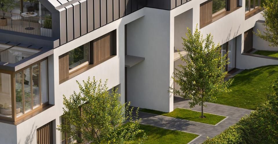 PROJET NEUF | VILLA JUMELÉE CONTEMPORAINE À PREGNY-CHAMBÉSY | Villa A - Maison jumelée 5 pièces - image - 2