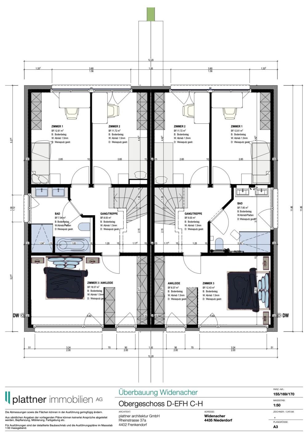 5.5 Zimmer Doppeleinfamilienhaus Haus G1 Niederdorf -  Bild 8