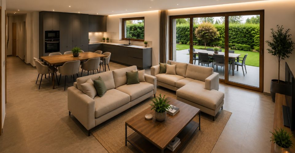 Villa individuelle avec vaste séjour de 41 m² et terrasse privative - Maison 5.5 pièces - image - 4